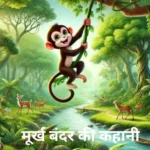 मूर्ख-बंदर-की-कहानी-Murkh-Bandar-Ki-Kahani