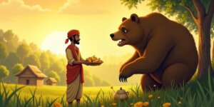 भालू-और-किसान-की-कहानी-Bhalu-Aur-Kisan-Ki-Kahani-Panchatantra-Story