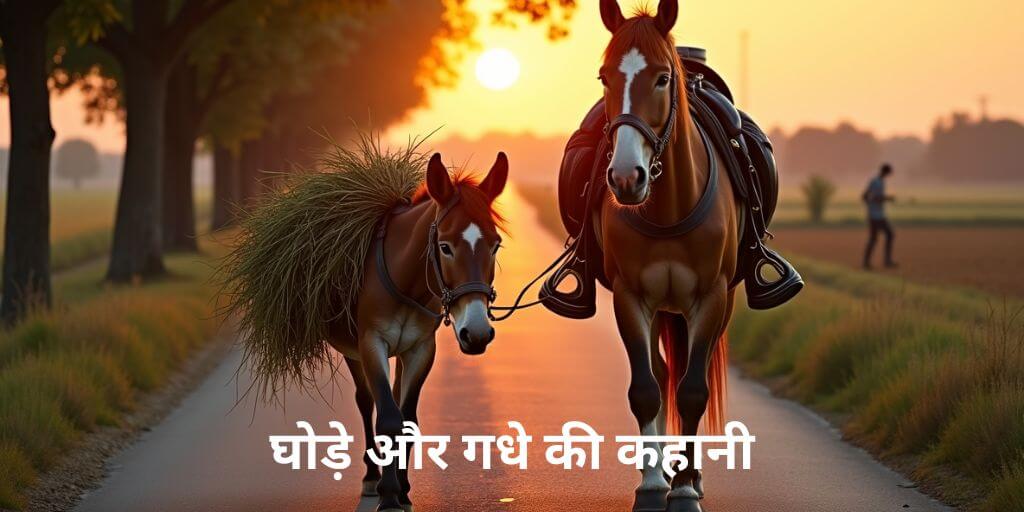 घोड़े-और-गधे-की-कहानी-ghode-aur-gadhe-ki-kahani.