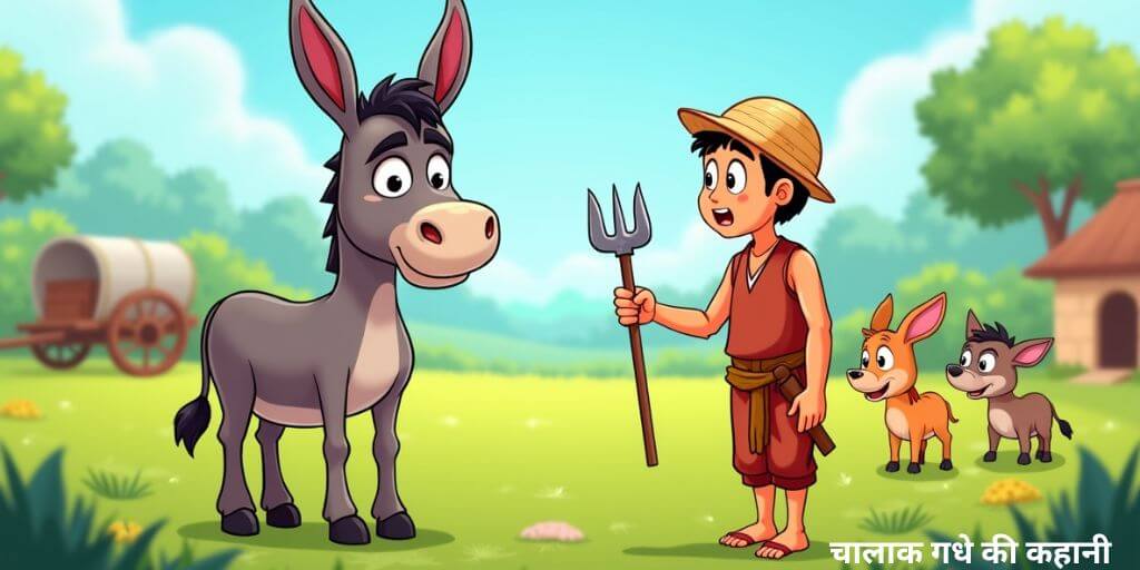 चालाक-गधे-की-कहानी-Chalak-Gadha-Ki-Kahani-Hindi-Story