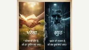 भरोसा-झूठ-शायरी